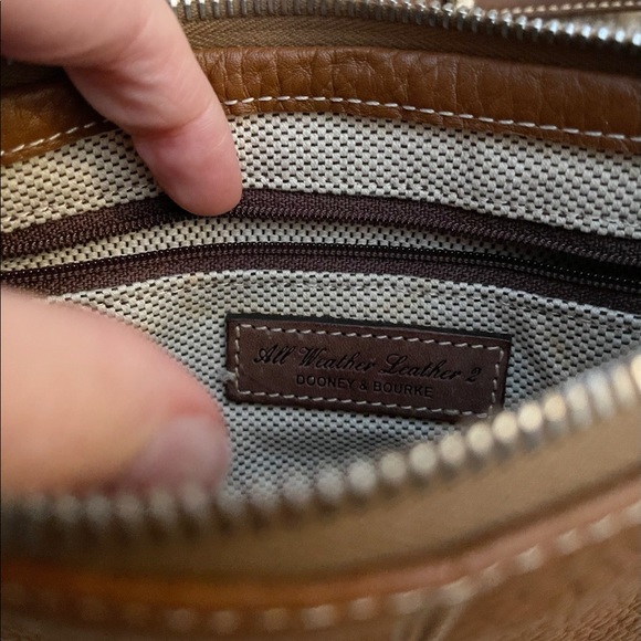 Dooney & Bourke 90s Style Leather Shoulder Bag - Picture 5 of 6